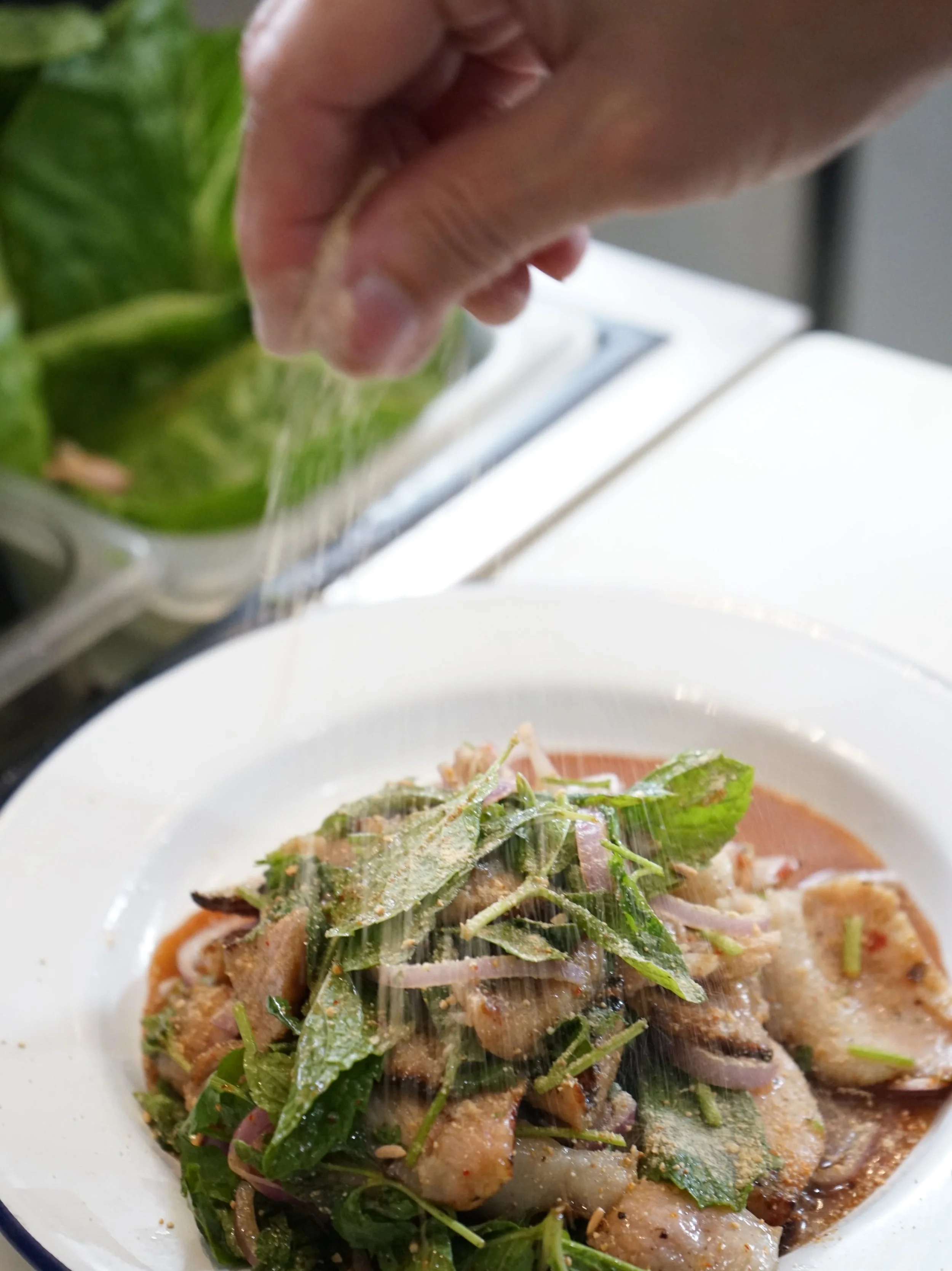a pinch of spice, a drizzle of flavor, 
a little of our magic on your plate. 

#birdandbuffalo #thaisoulfood #visitoakland #temescaloakland