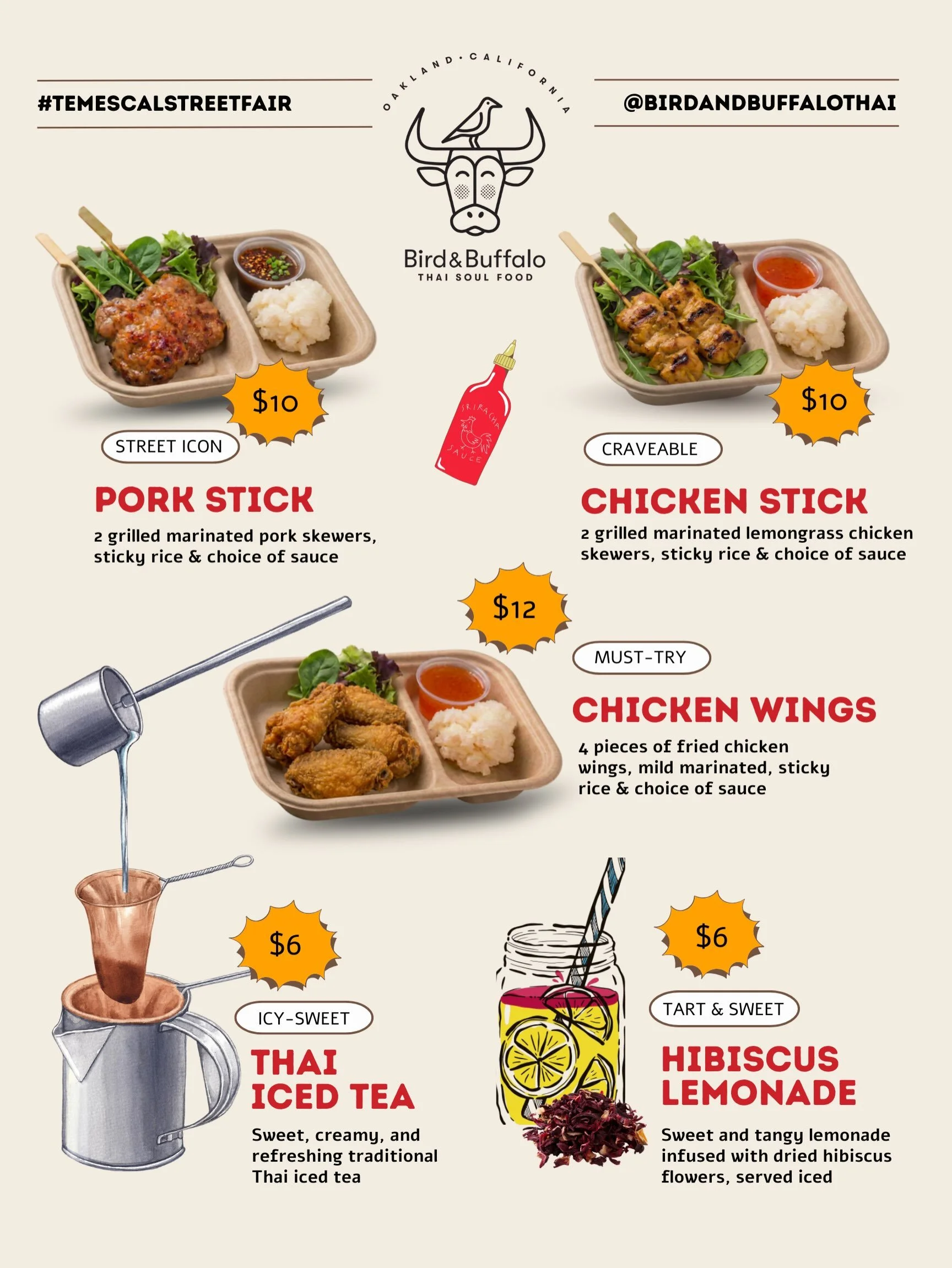 Street fair season is officially here, and we&rsquo;re bringing the flavor to the avenue ✨

Catch us at the Temescal Street Fair this Saturday, July 11th @11:00 am. - 6:00 pm.! 
We&rsquo;re stepping out of the kitchen and onto the sidewalk.
No fuss, 