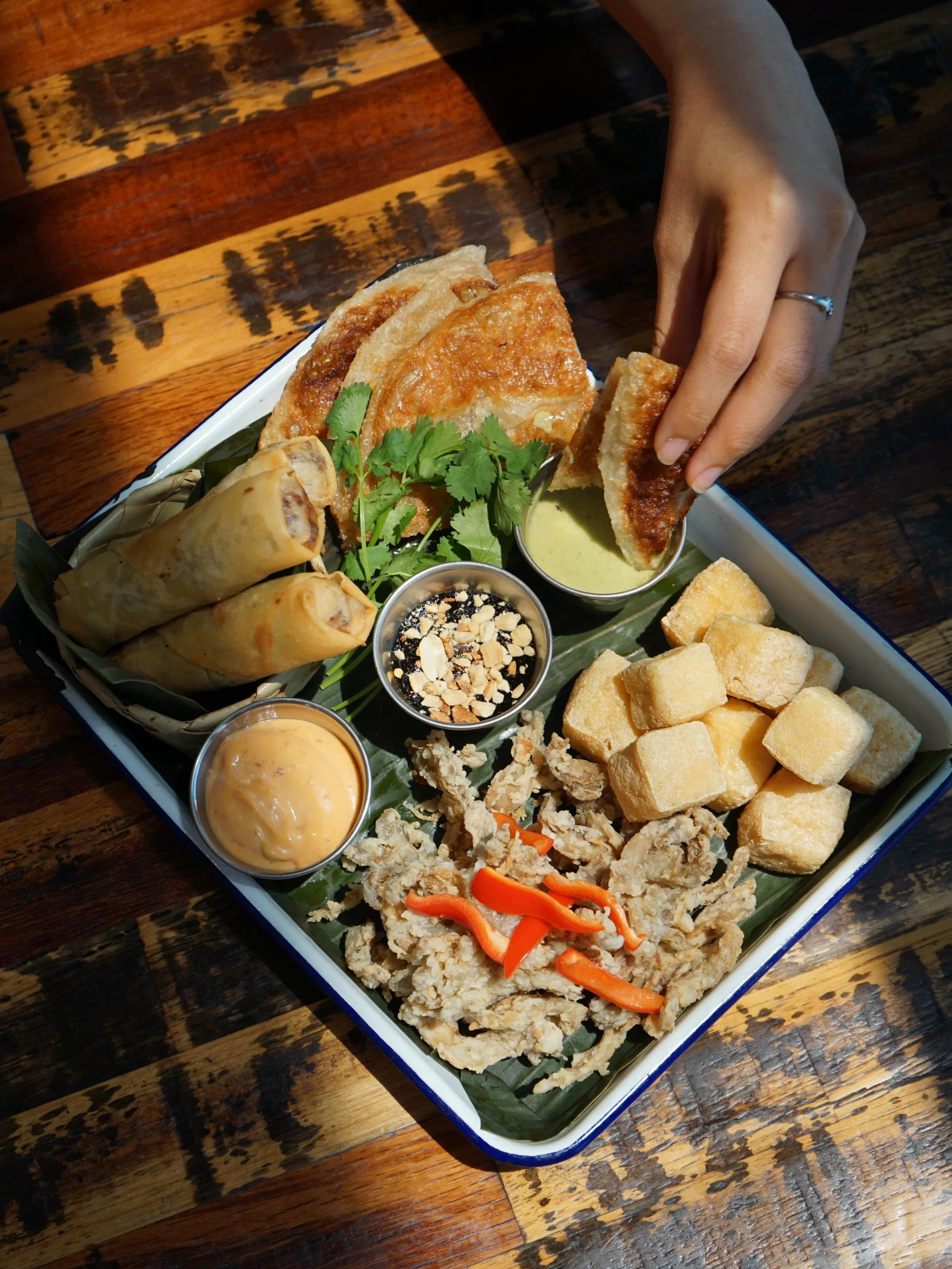 Good snacks. No labels. 🏳️&zwj;🌈✨
Everyone is welcome at our table! 
Happy Pride Oakland! ❤️🧡💛💚💙💜
📍 Come grab a seat this weekend.
🏷️ #PrideMonth #BayAreaEats #OaklandRestaurants #ThaiStreetFood #ShareTheLove