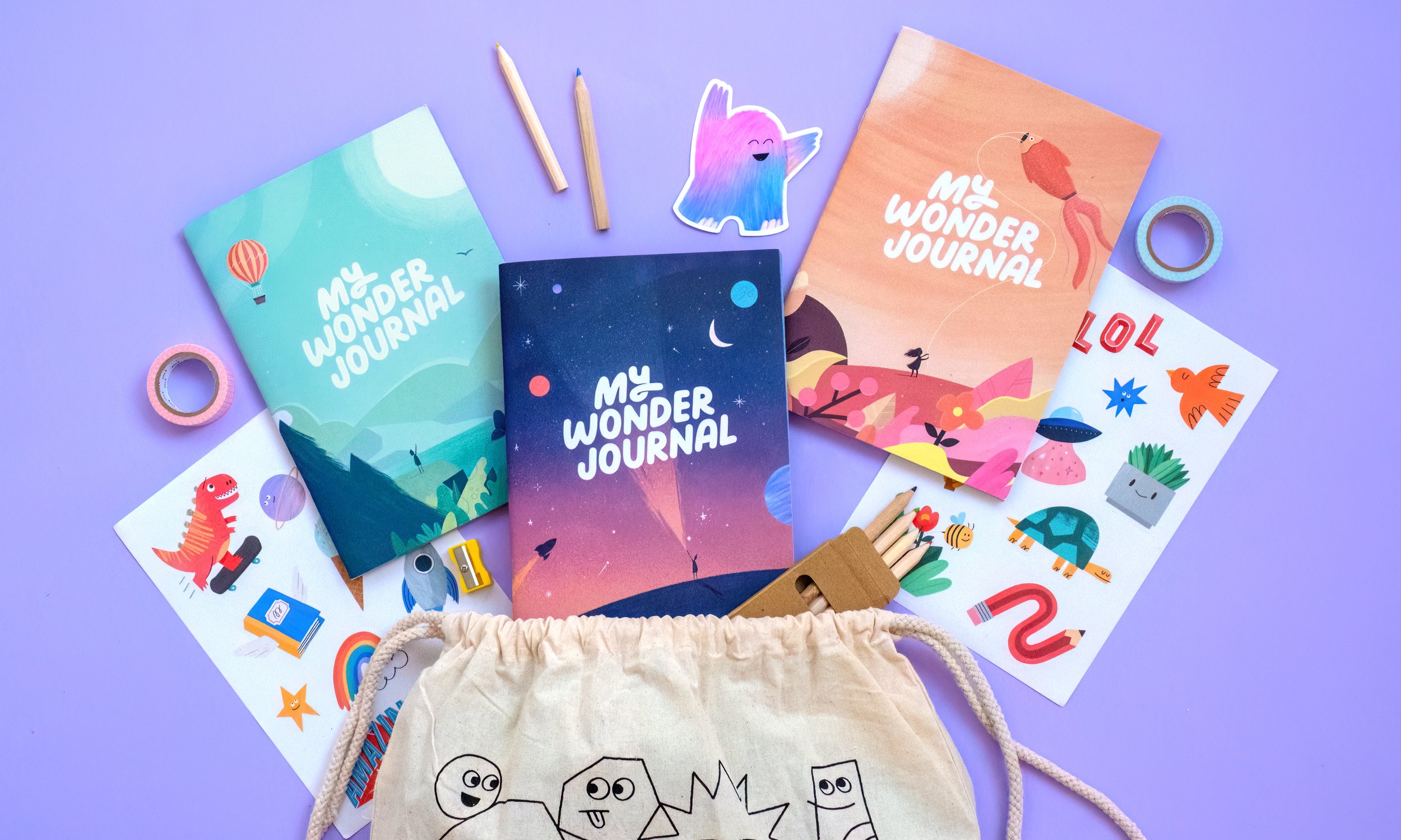  Many kids experiencing poverty and hardship have little or no access to learning opportunities beyond the classroom. Wonderbox is a free activity pack, provided by Curiosity Collective, that inspires kids to explore their curiosity, supports their w