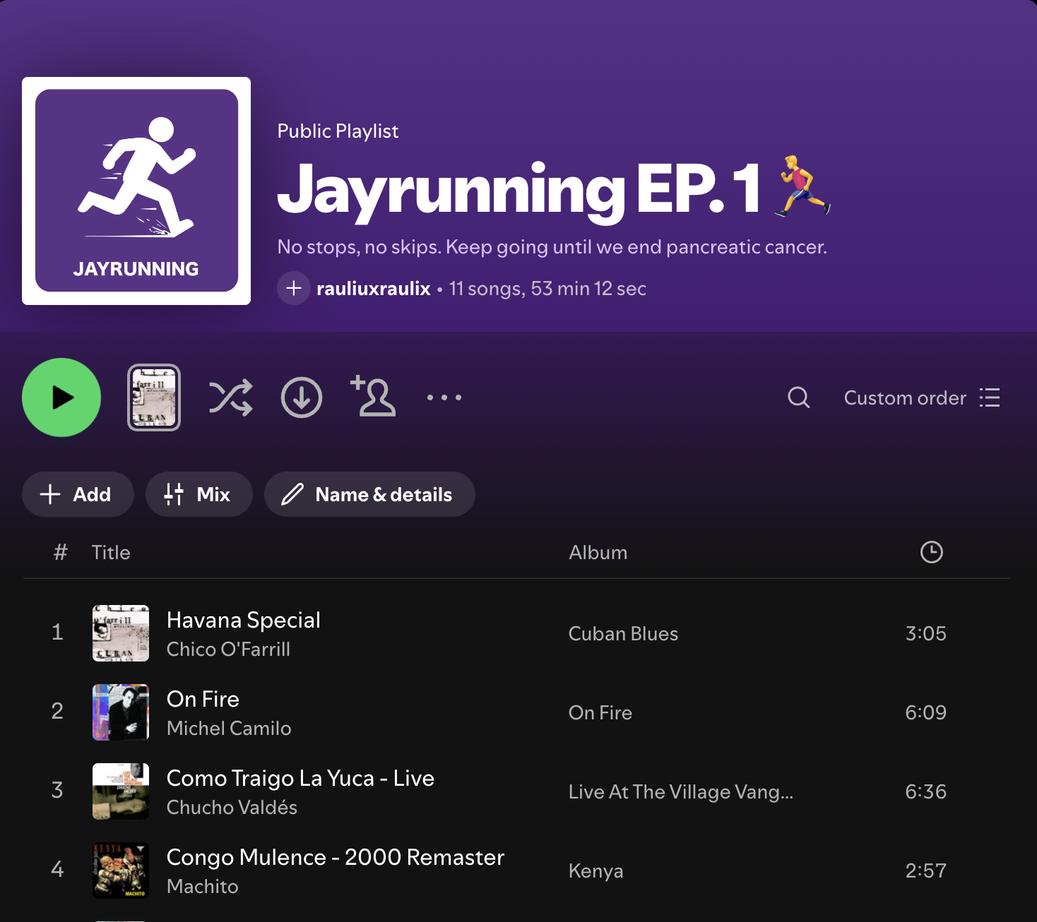 Launched a series on Spotify