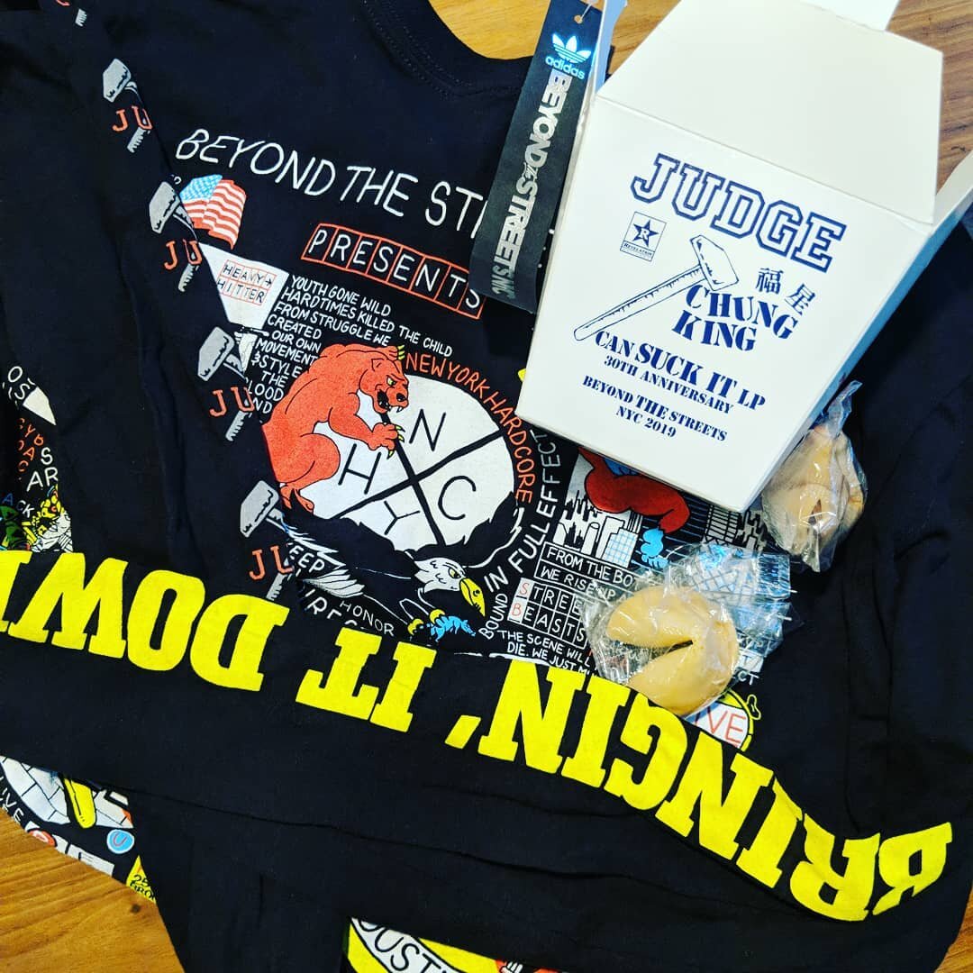Tired of this sitting around.. Judge shirt sized Med. Long sleeve. (Comes w fast food takeout container, two fortune cookies, never worn). $75 $hipping $10 US, $28 CA $35 EU. (Direct Message to claim) #vinyl #vinylnerd &nbsp;#vinylporn #nowplaying #n