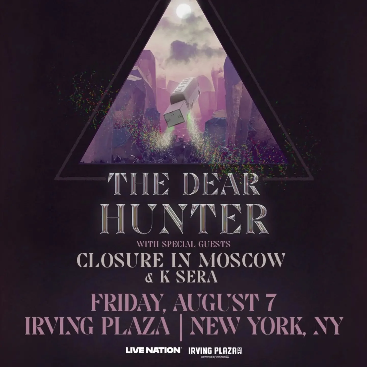 We're giving a&nbsp;winner:

2 tickets to see The Dear Hunter: Road To Sunya Tour w/ Closure in Moscow &amp; K Sera next Friday, August 7 at Irving Plaza&nbsp;

Live tape recording of TDH&rsquo;s 2022 San Francisco show when they were joined by a liv