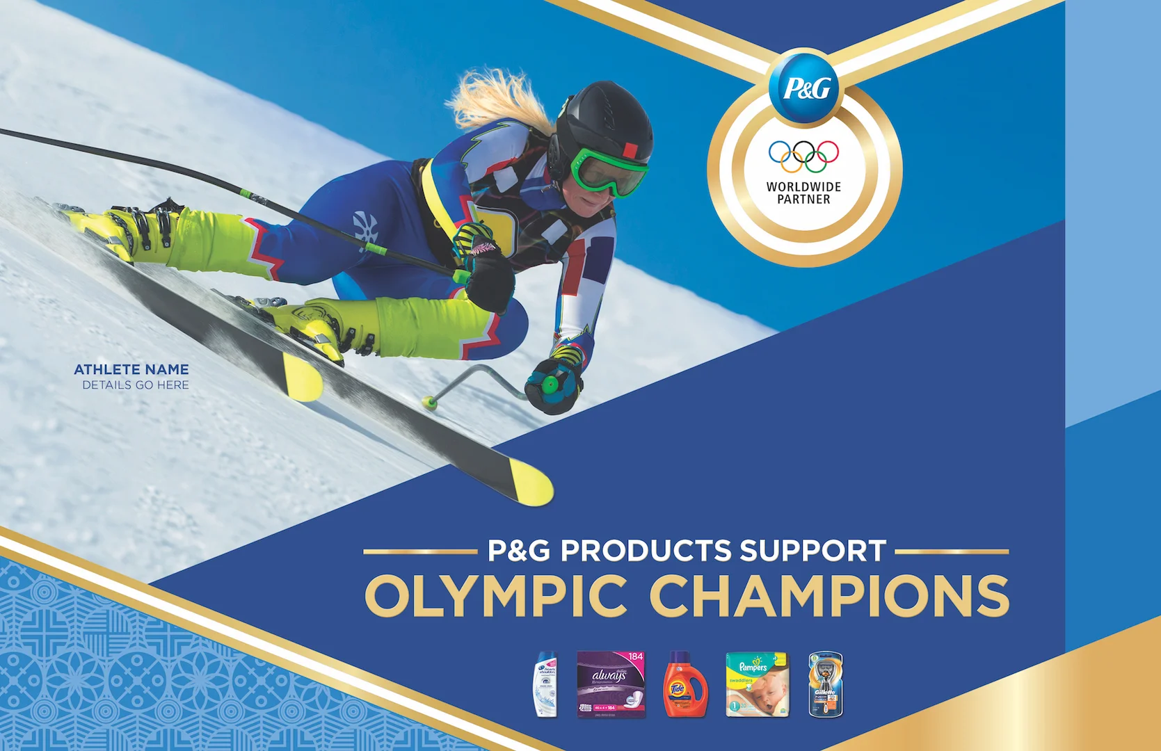  Olympics Campaign Key Visual – Single Athlete 