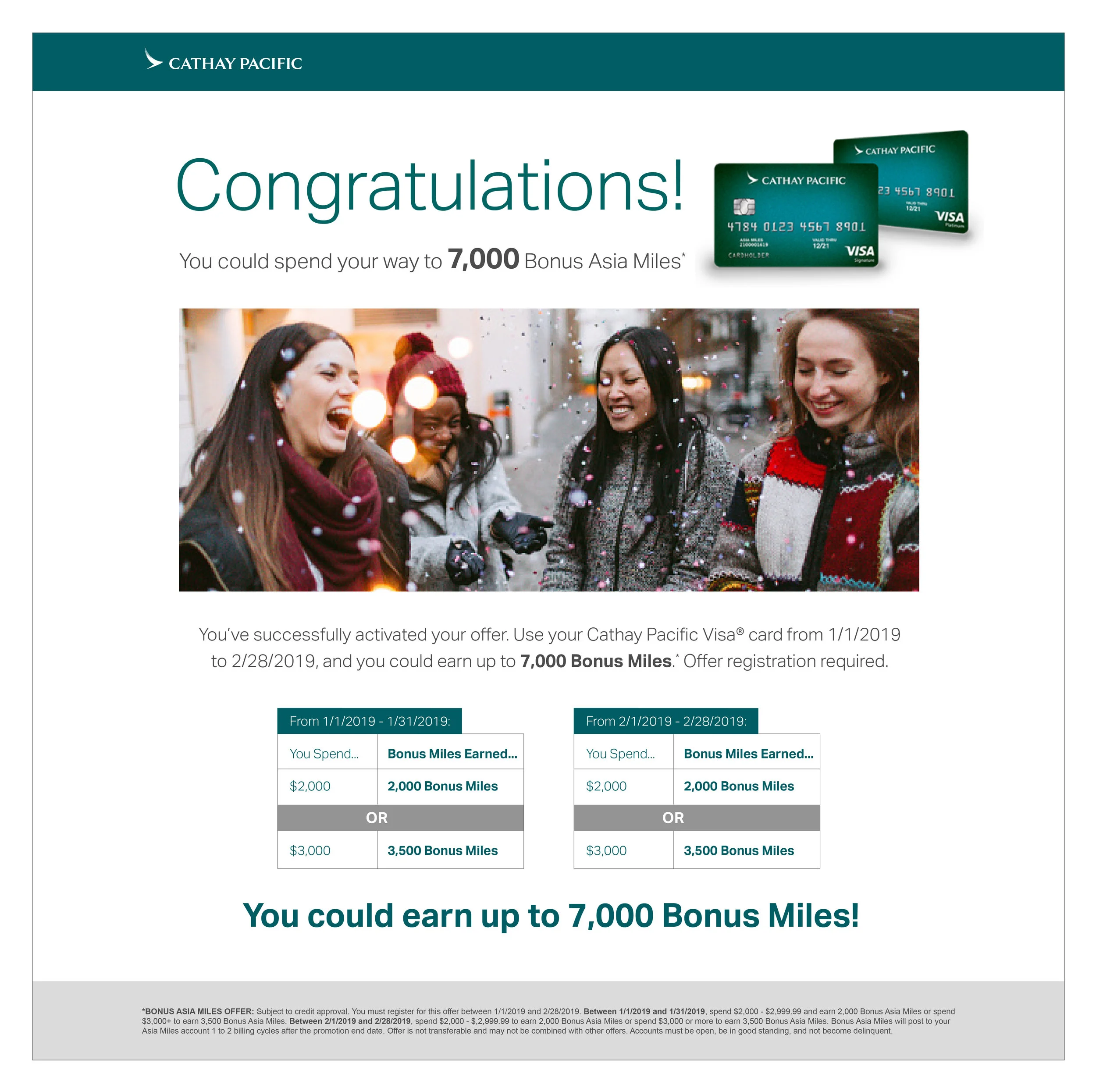  Landing page for Cathay Pacific 