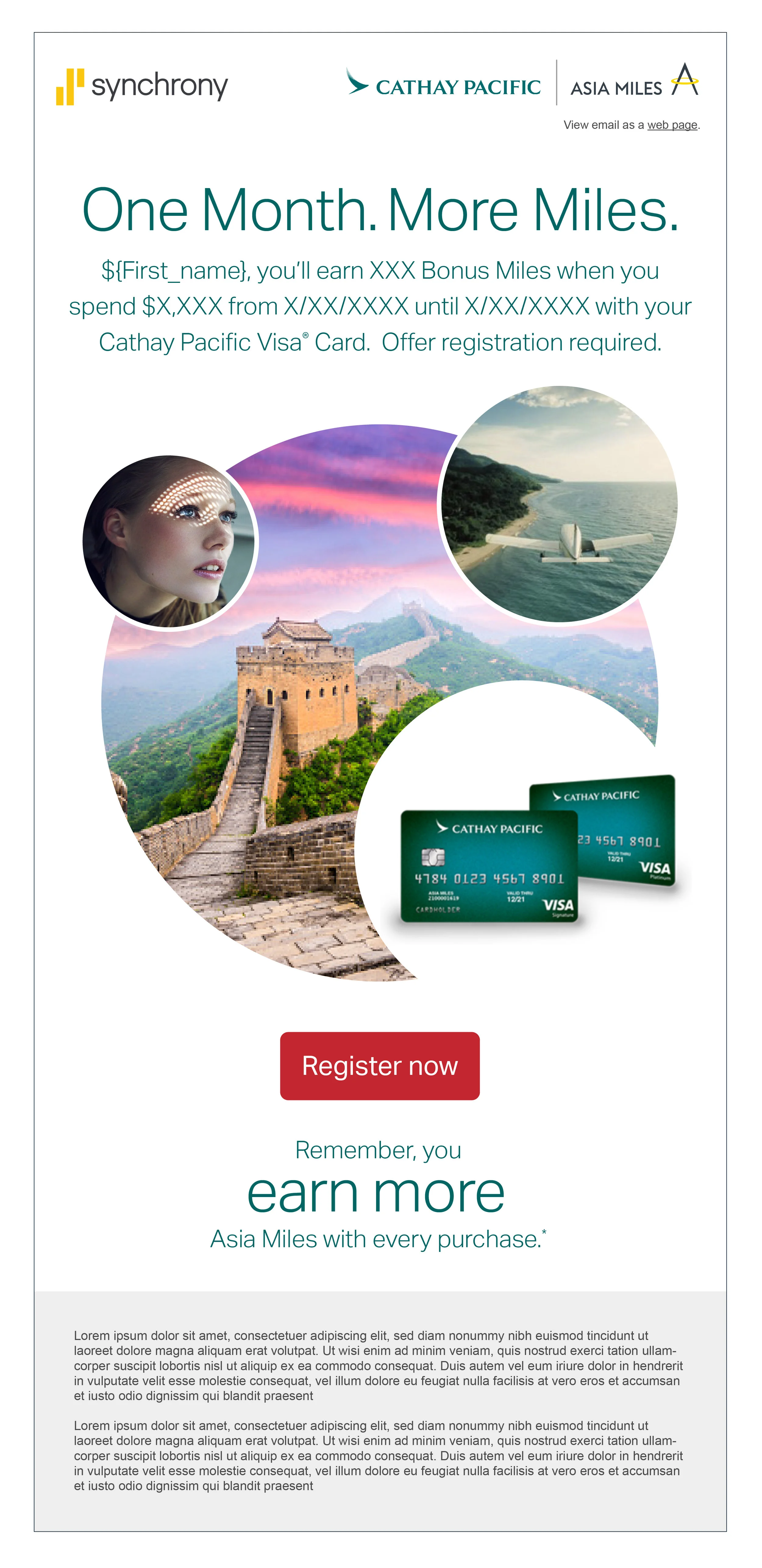  Email for Cathay Pacific 