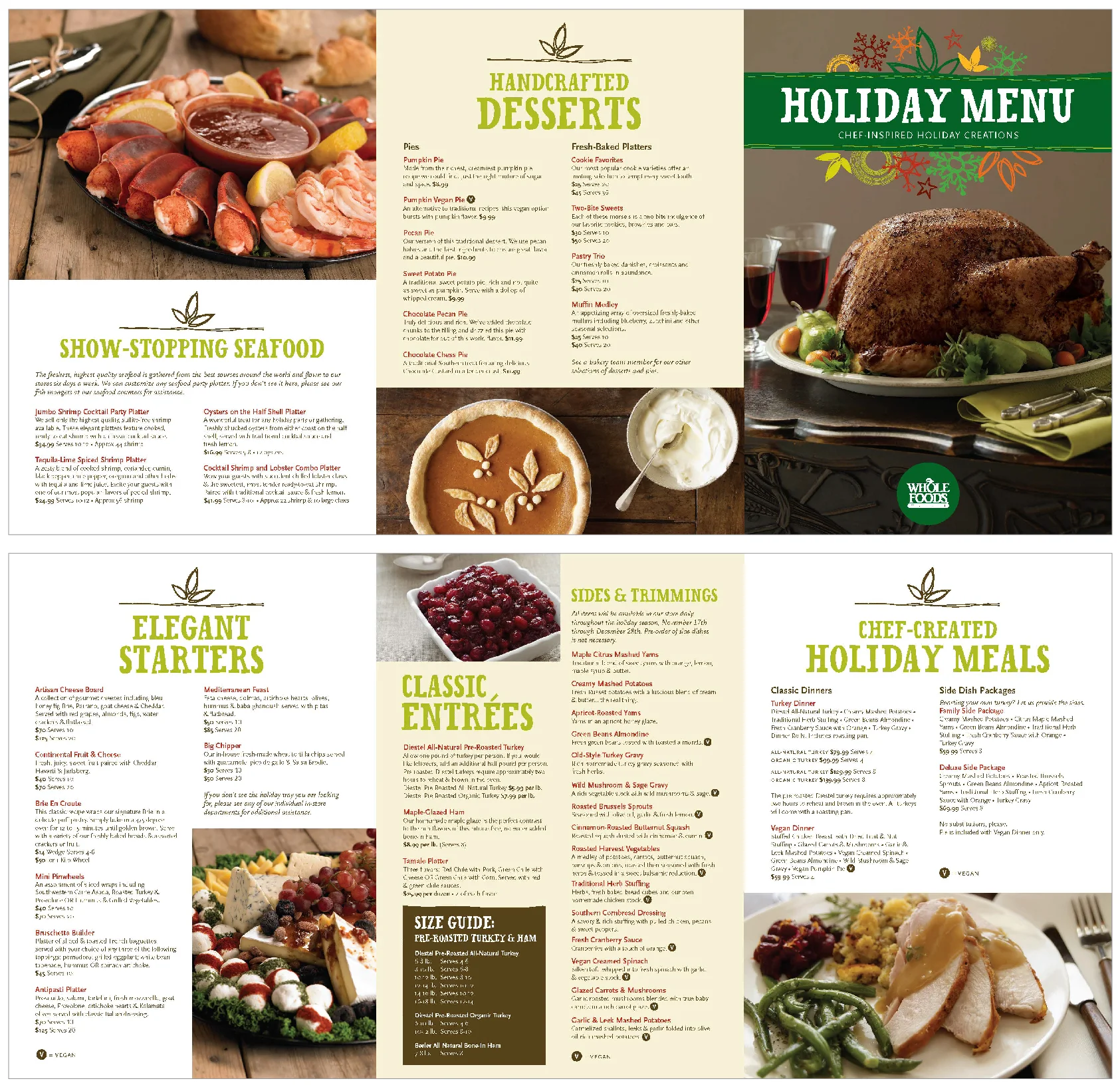  Holiday Menu 
