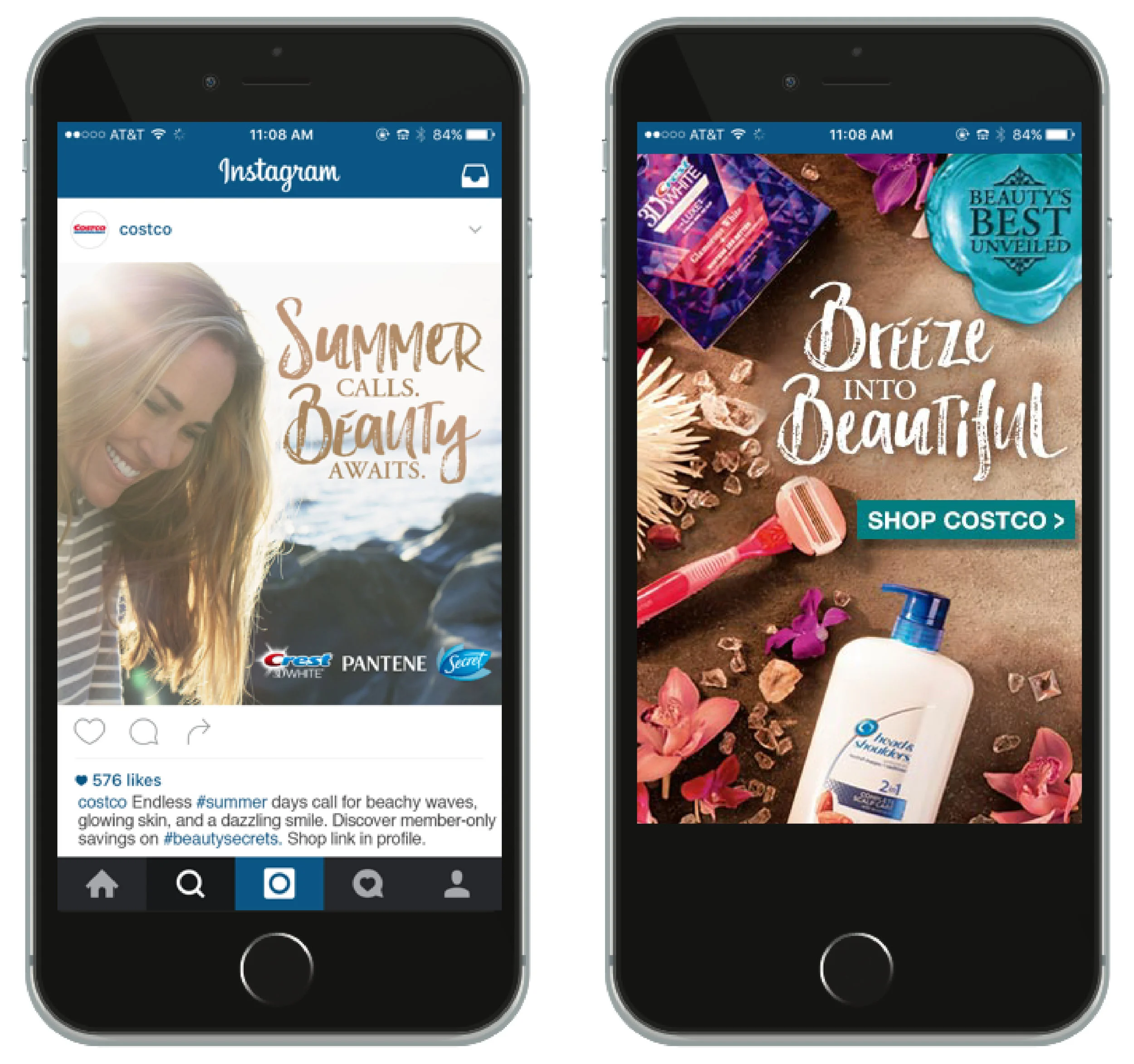  Beauty Campaign Social Post &amp; Digital Ad 