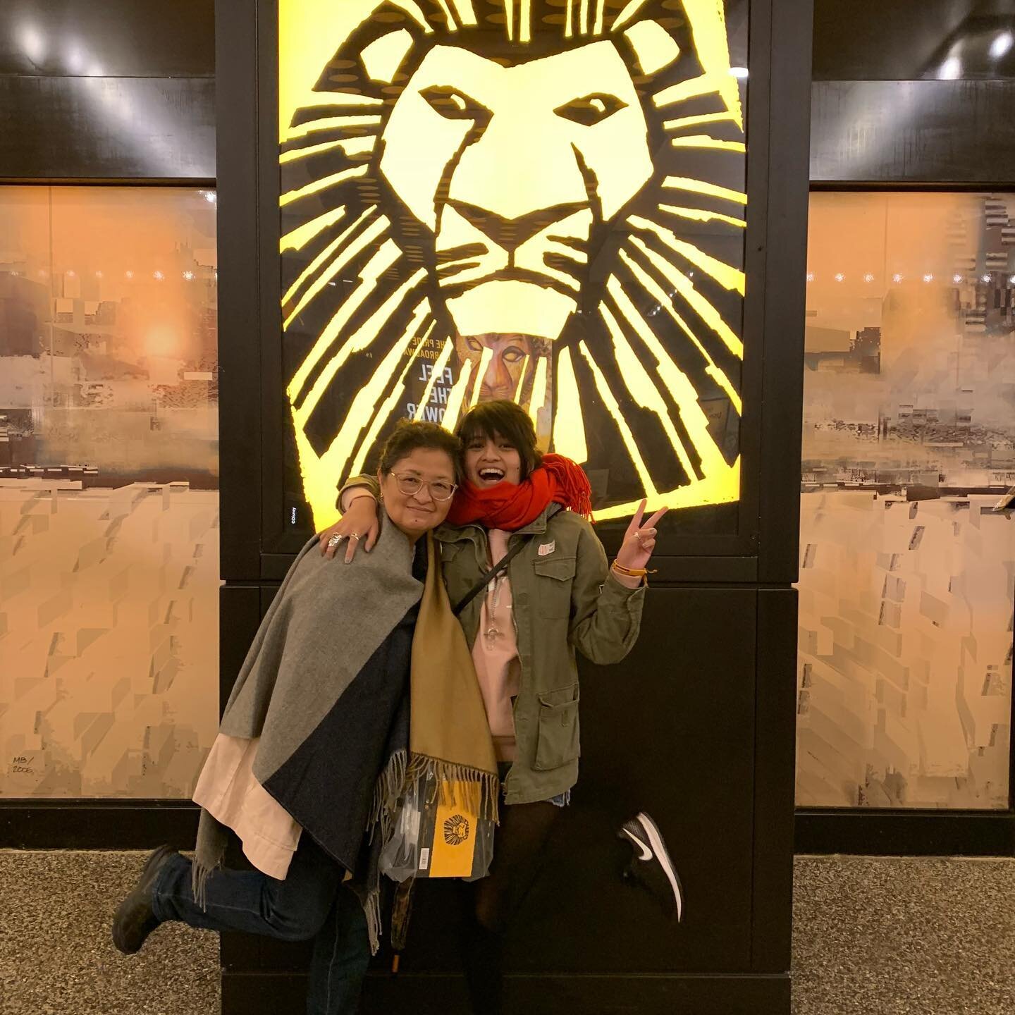 me &amp; ma outside our first broadway show in new york, c.2018 || happy mother's day 💐