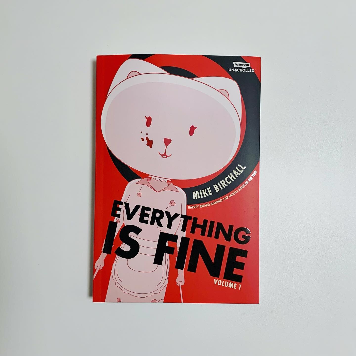 [✨ OUT TODAY: Everything is Fine vol. 1 ✨]

i've been waiting SO LONG to post about this book 😹 i had the time of my life working on the design of this book. thank you to @mikebcomics and @emmadaydreams for trusting me with the design direction. you