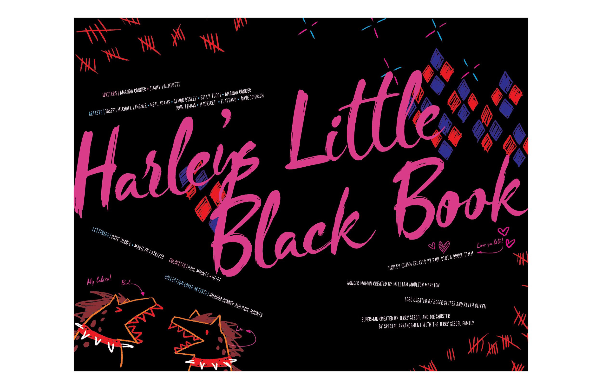 Harley's Little Black Book Full Title Spread