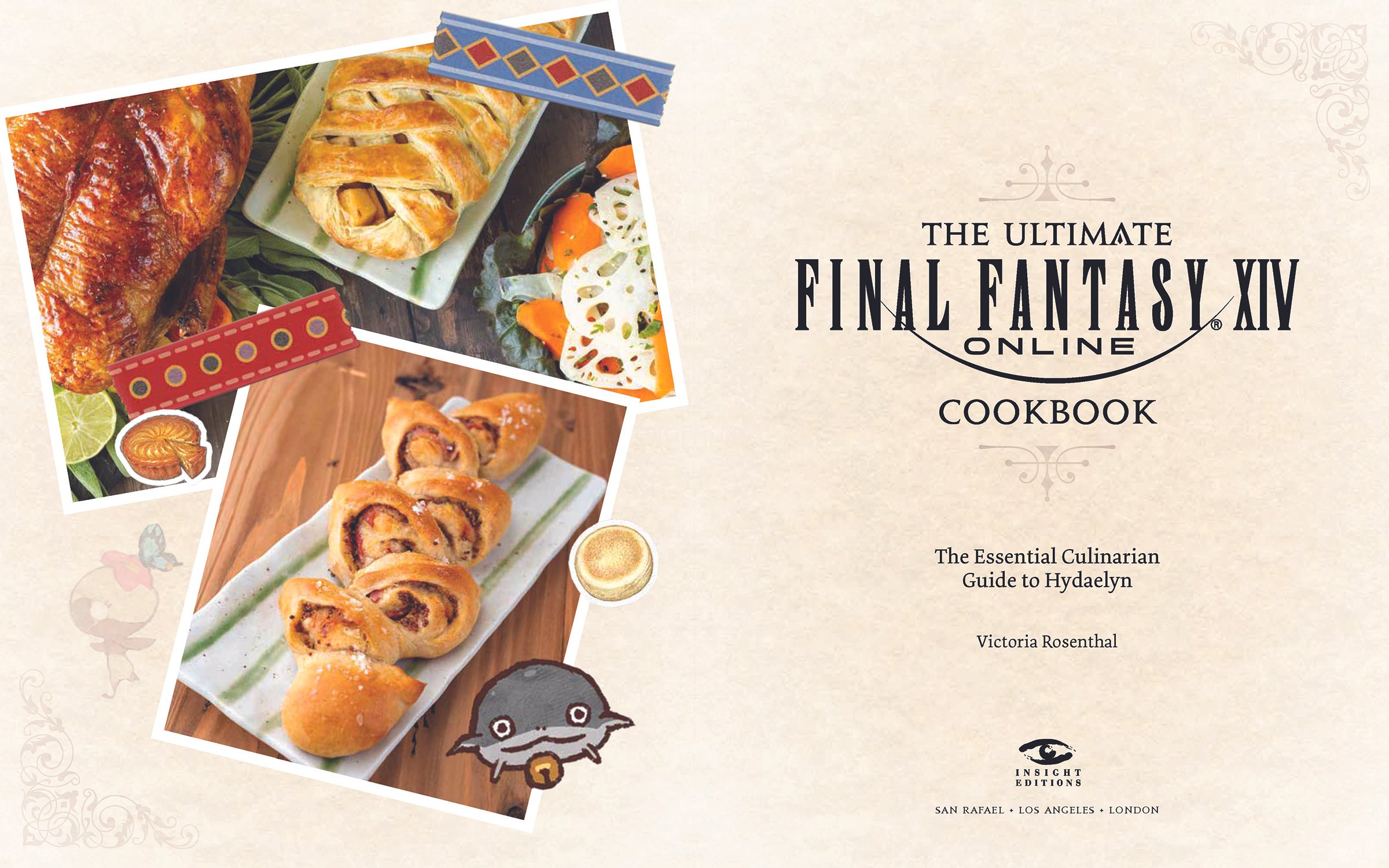 The Ultimate Final Fantasy XIV Cookbook Full Title Spread