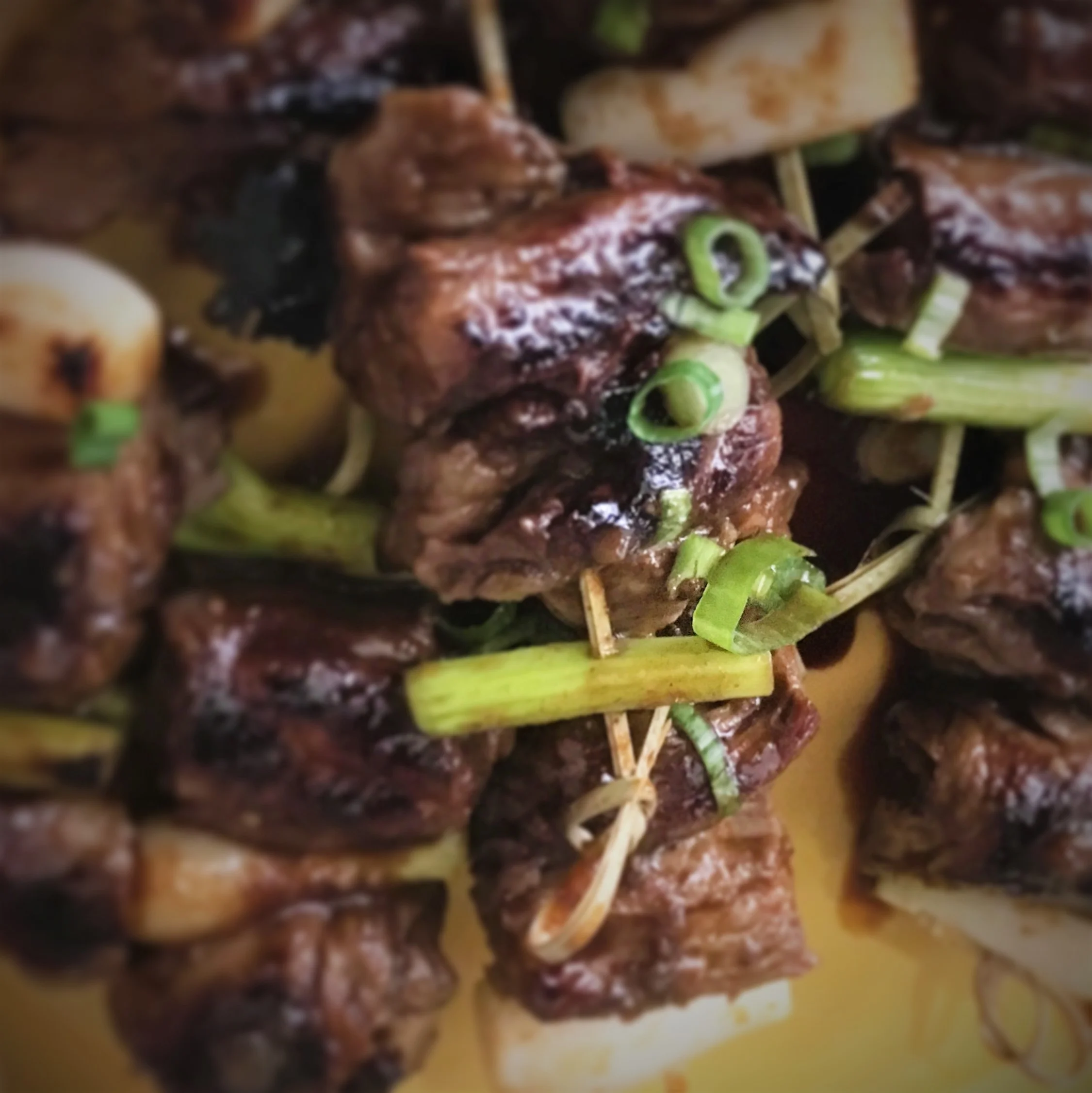 Skirt Steak Kushiyaki.