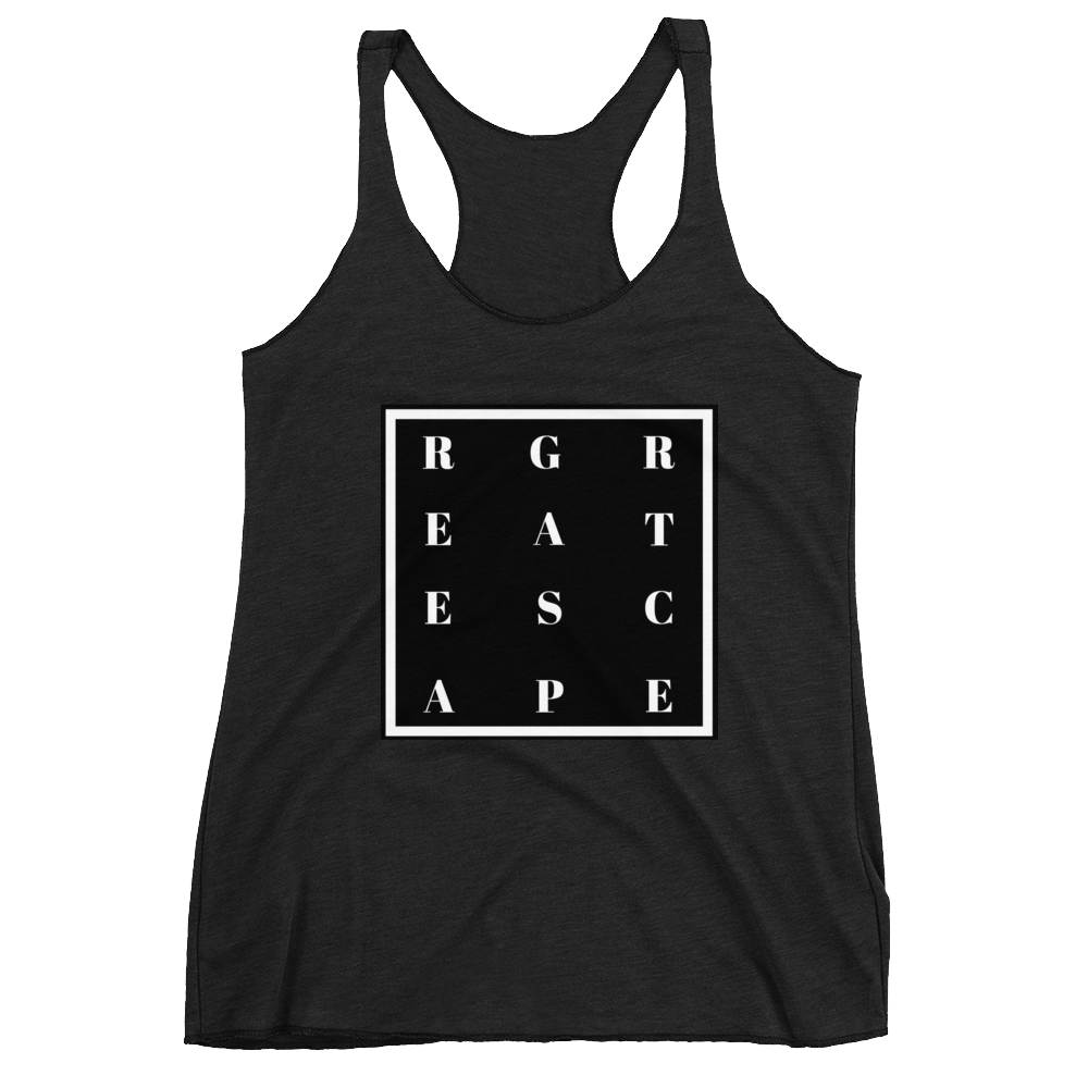 Racer back tank top - Black