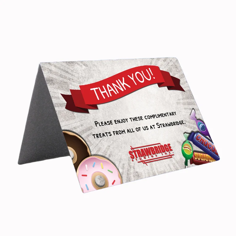 Various Hospitality Tent Card Designs