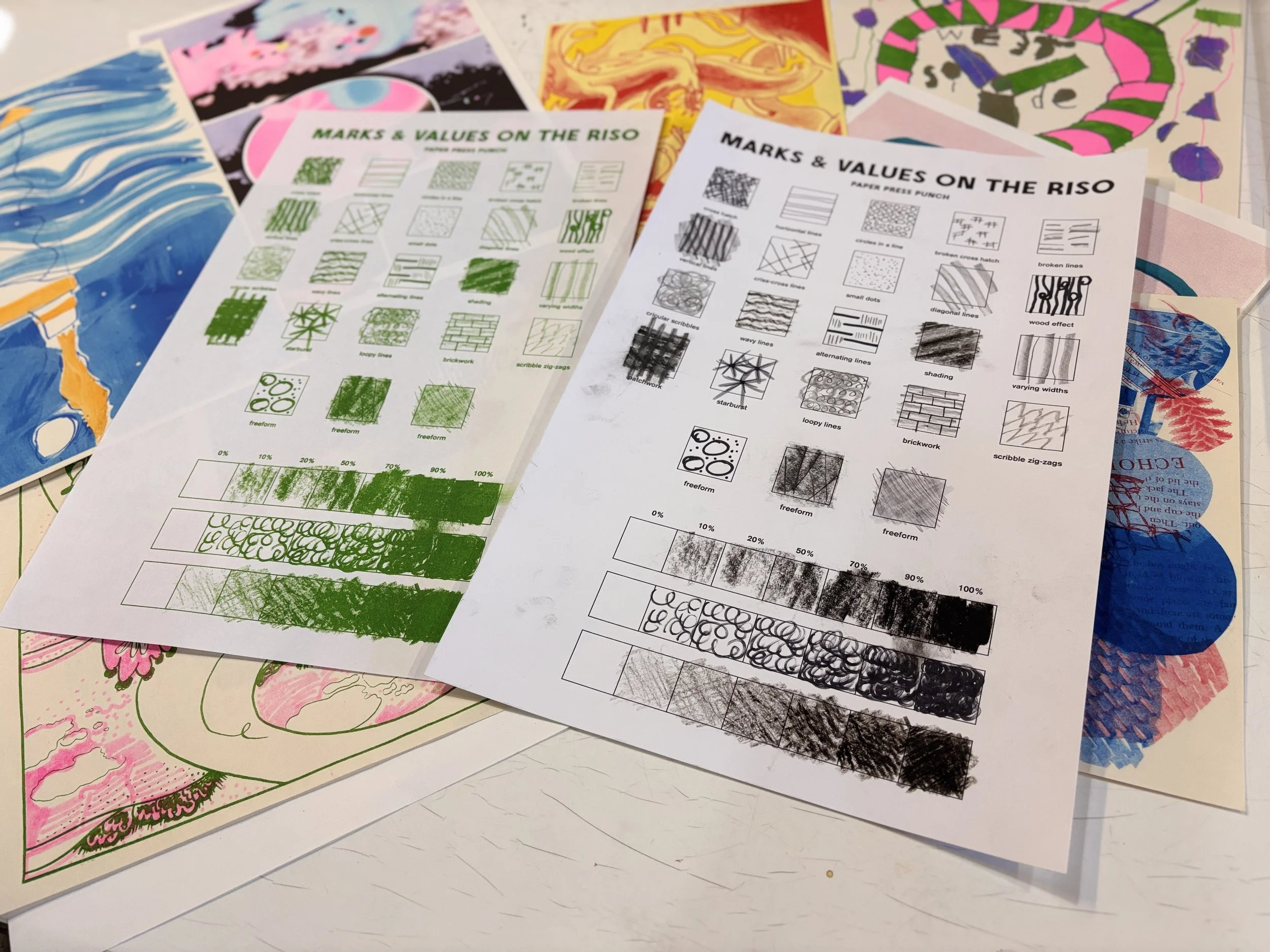 Riso Workshops w/ Pratt Fine Arts Center