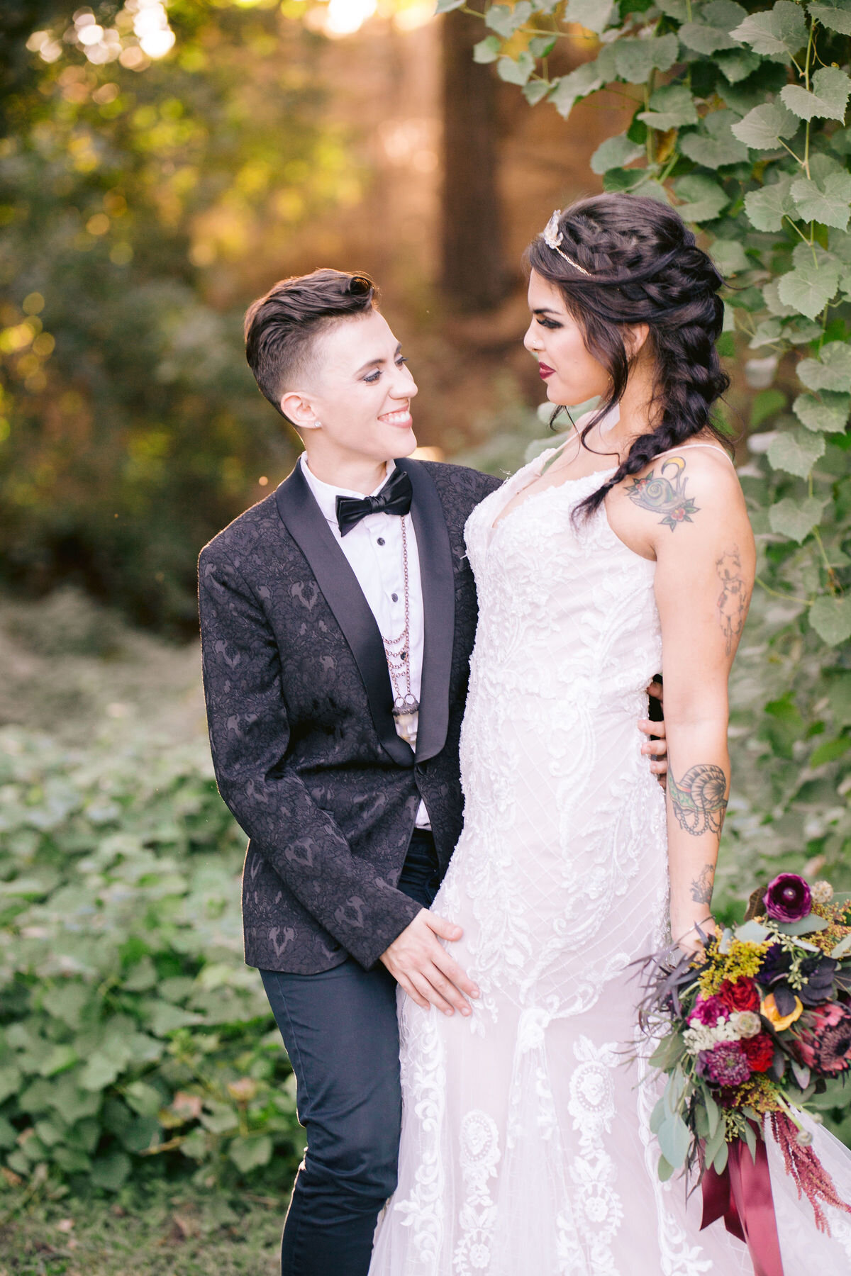 Lesbian Wedding, Hillcrest Farms, California - GunnShot Photography