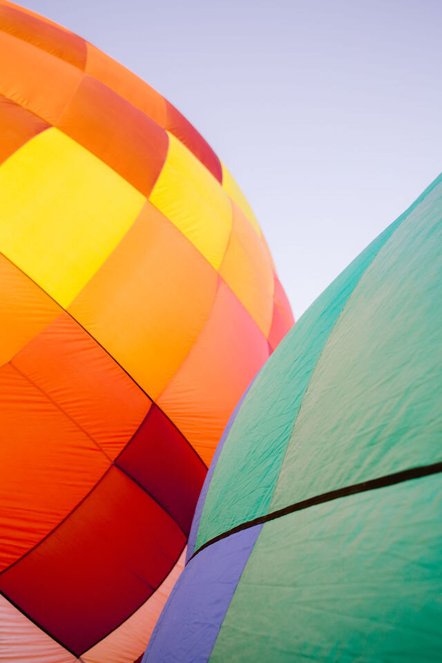 Clovis Fest Hot Air Balloon Engagement - Gunn Shot Photography