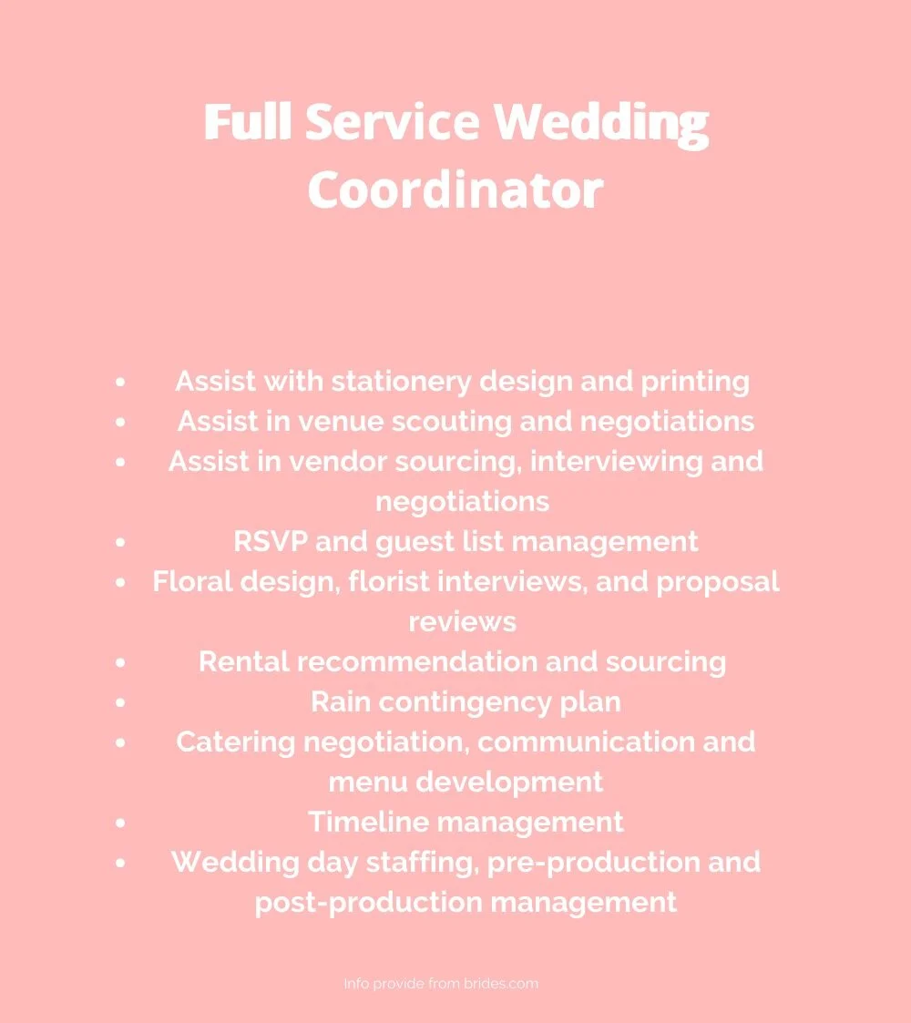 What Does a Full-Service Wedding Planner Do and Do I Need One