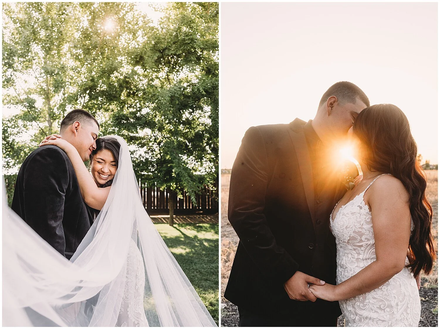 Sunset Wedding Portraits California