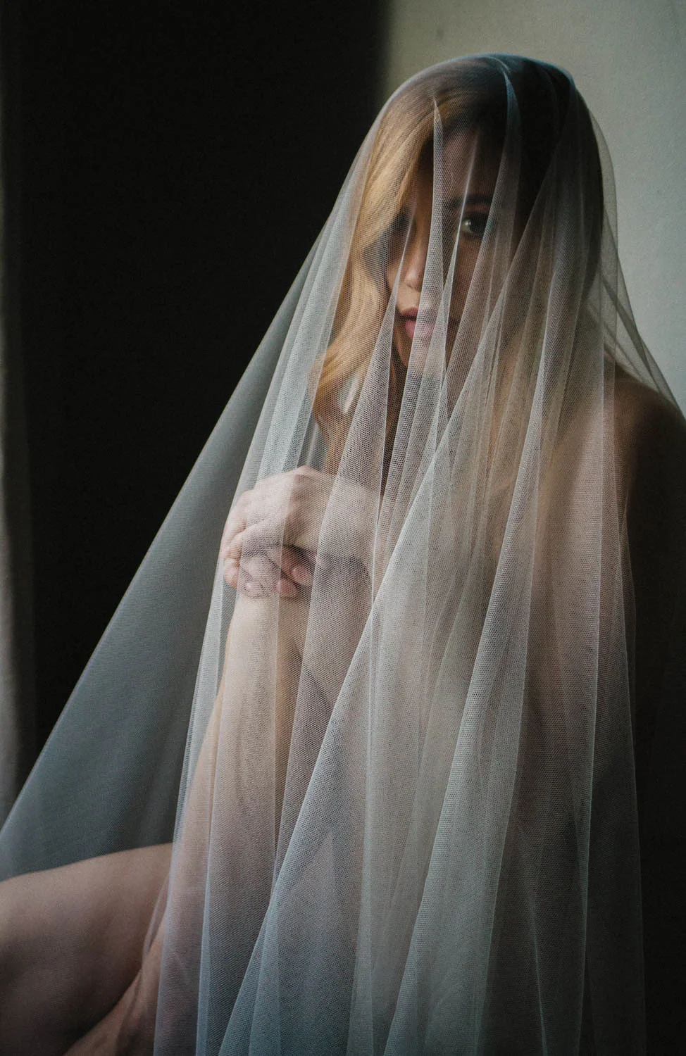 Boudoir Bride Modern Minimalist Wedding New Orleans