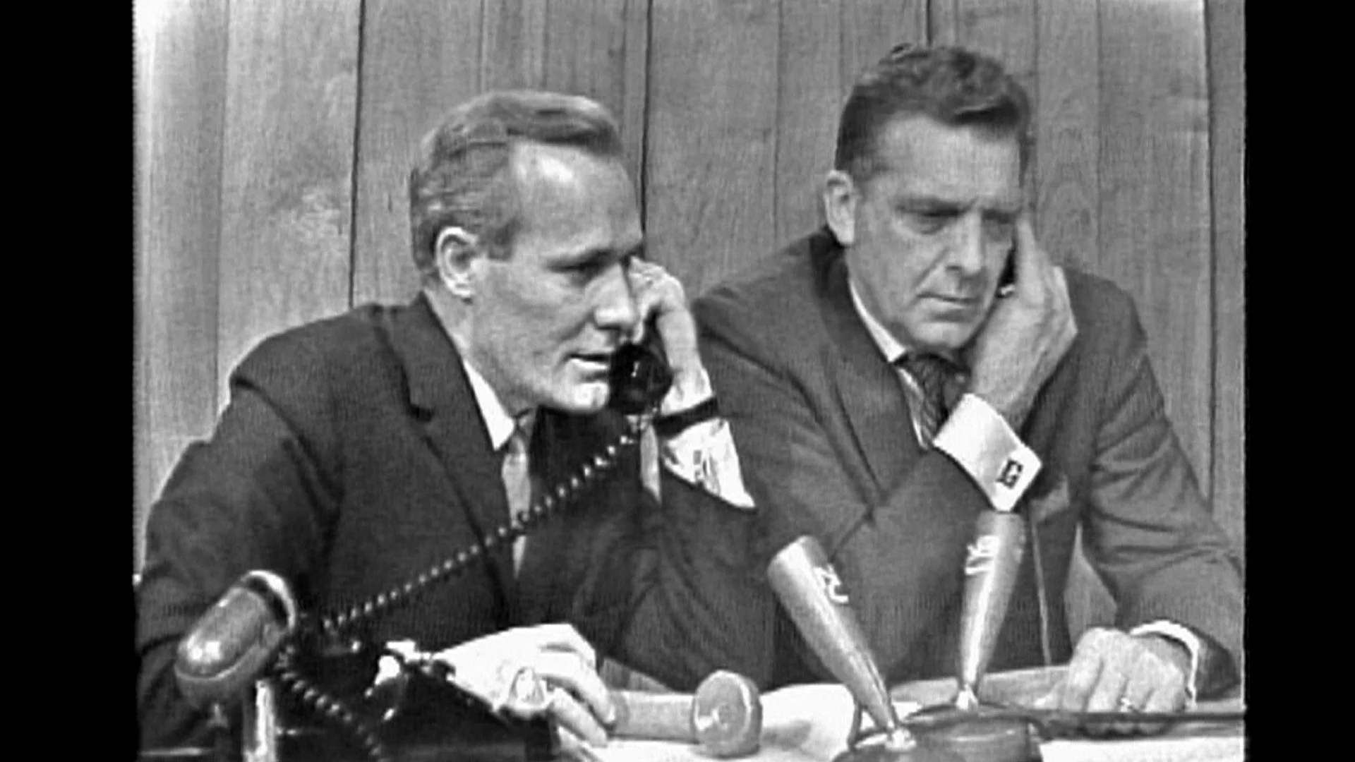NBC's Frank McGee and Chet Huntley on 11/22/63.