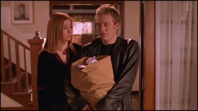 Willow and Andrew (from Buffy, Alyson Hannigan and Tom Lenk)