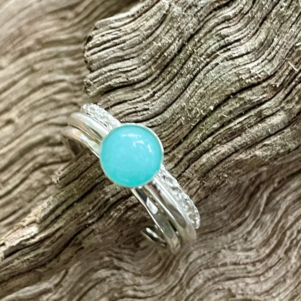 Jade Stacker Ring Set — TOMO Design