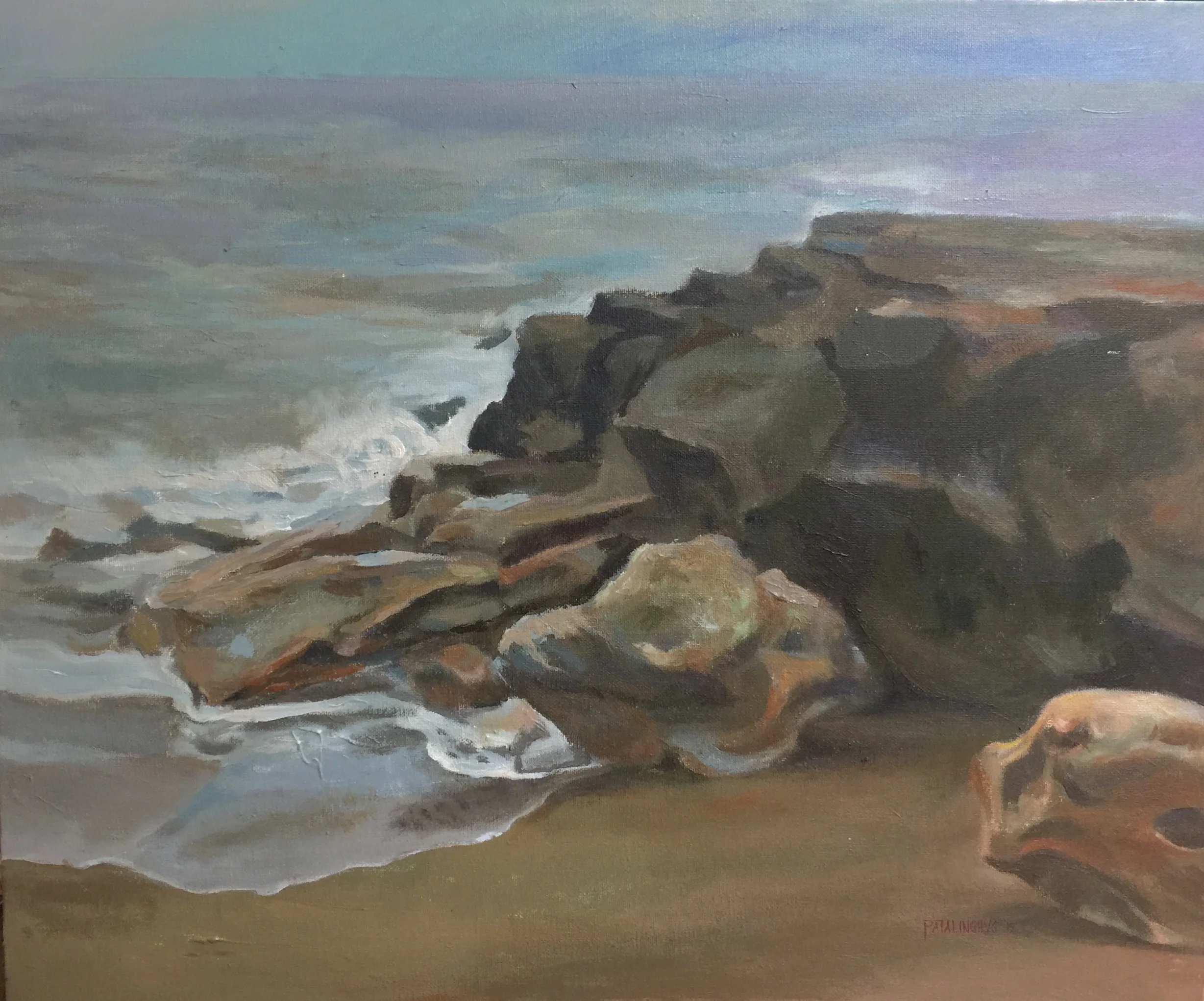The Nightcliff Shore, NT,   Acrylic on Canvas, 2014