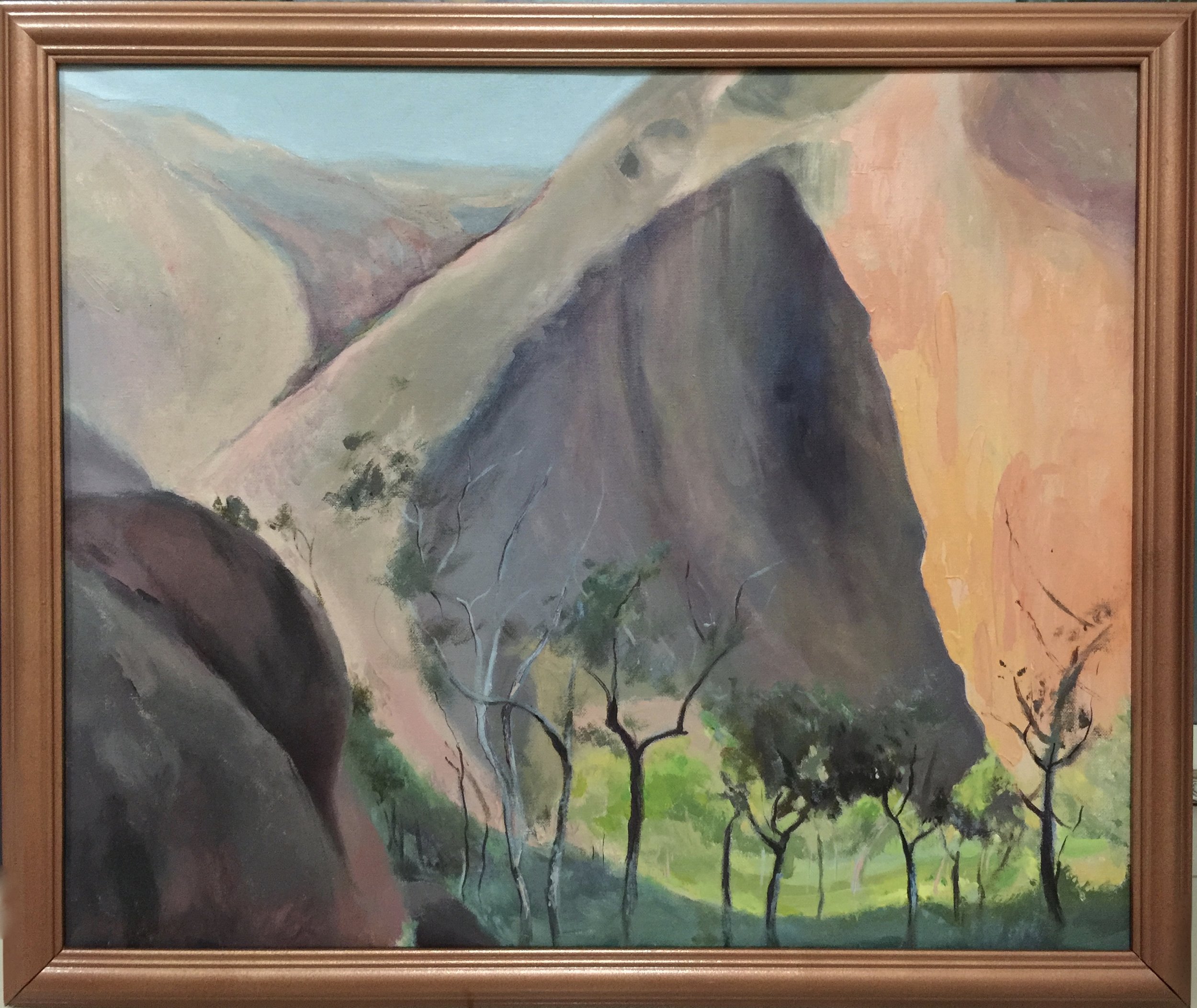 Ayers Rock.   Acrylic on Canvas, 2013