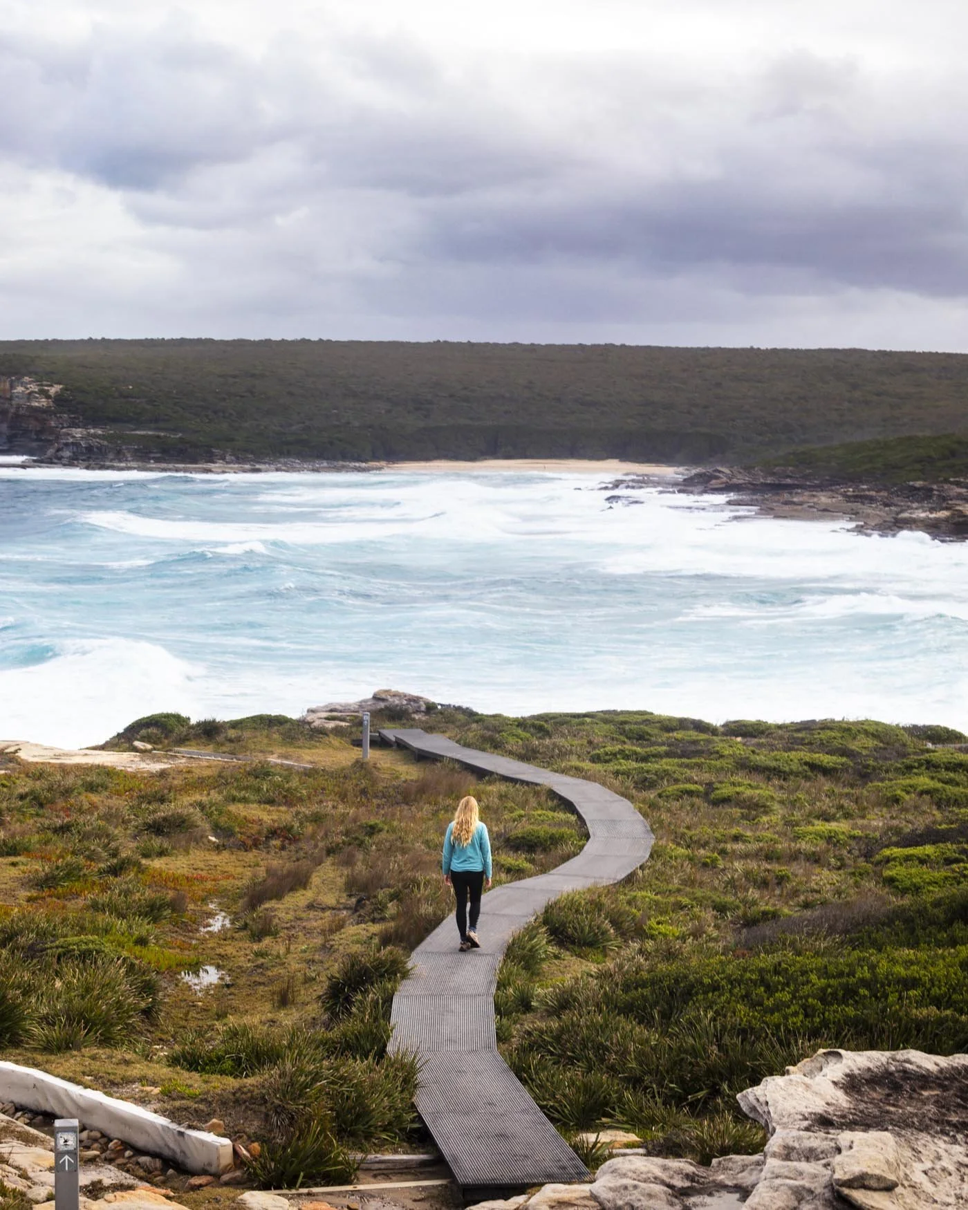 The coast track in Royal National Park