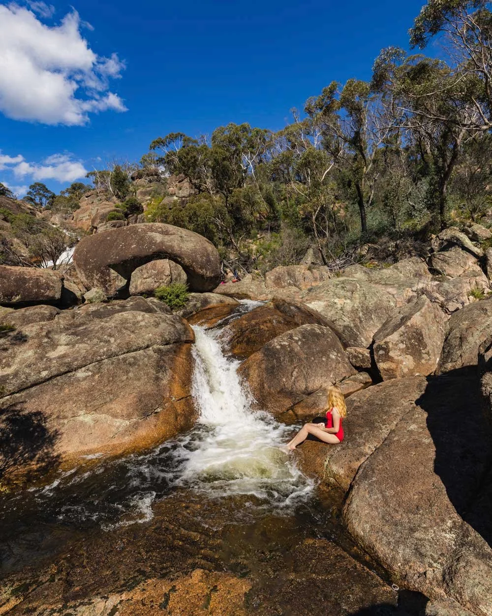 The pools at Morong Falls