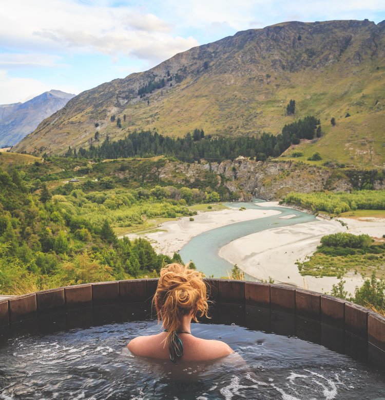 Best hot springs in New Zealand (South Island): Onsen Hot Pools in Queenstown