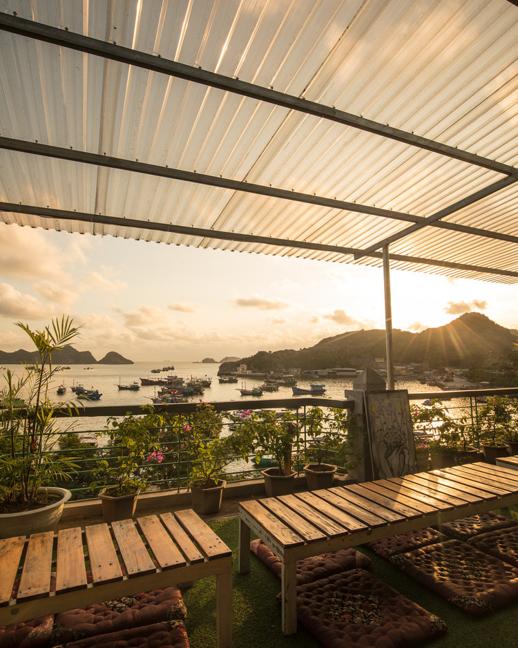 The view from Mona on Cat Ba Island