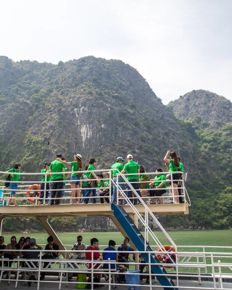 Public ferry to Cat Ba Island