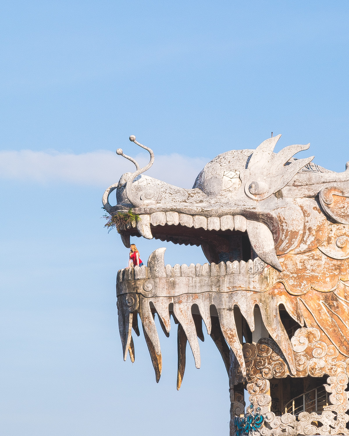 How To Visit The Abandoned Water Park In Hue Ho Thuy Tien Walk My World After driving up, we met a getting to the abandoned water park is straightforward as it is actually marked on google maps! hue ho thuy tien