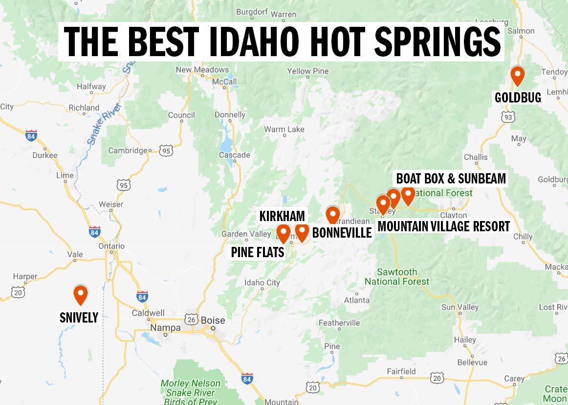 hot springs idaho map The 10 Best Idaho Hot Springs With Photos And Map Walk My World hot springs idaho map