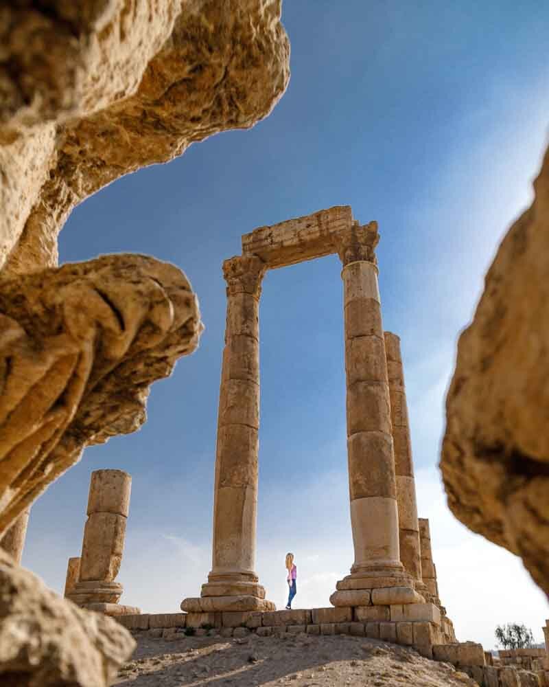 Amman Citadel  Tourist Jordan