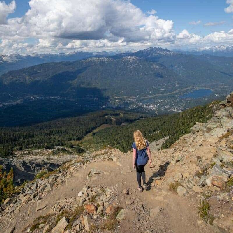 High Note Trail - the slippery section