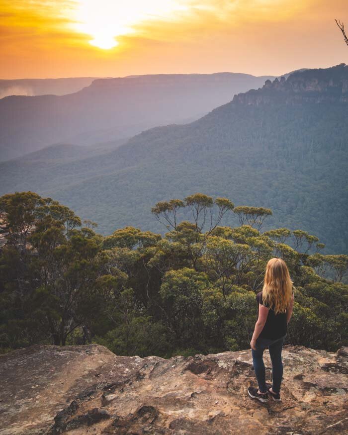 The lookouts in the Blue Mountains