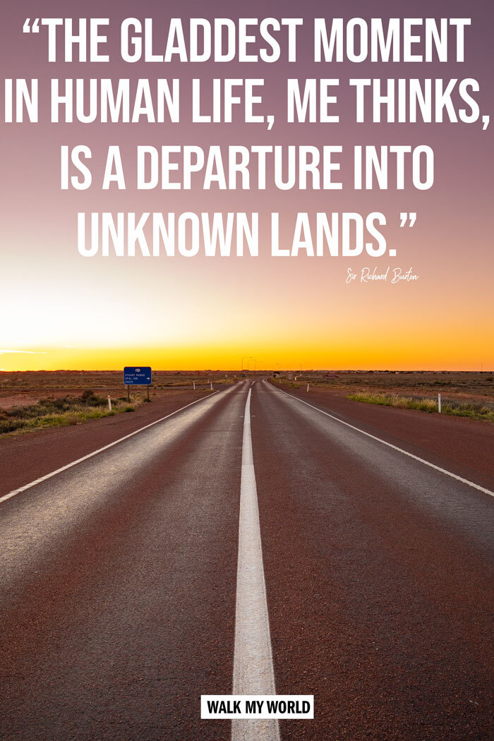 The best road trip quotes - Sir Richard Burton