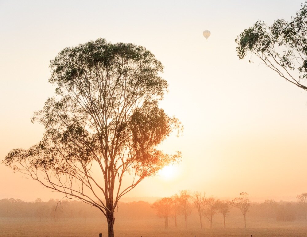 Ballooning in the Hunter Valley