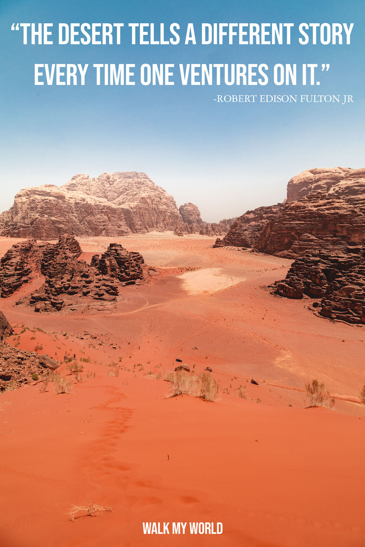 Inspirational quotes about the desert - Robert Edison Fulton JR