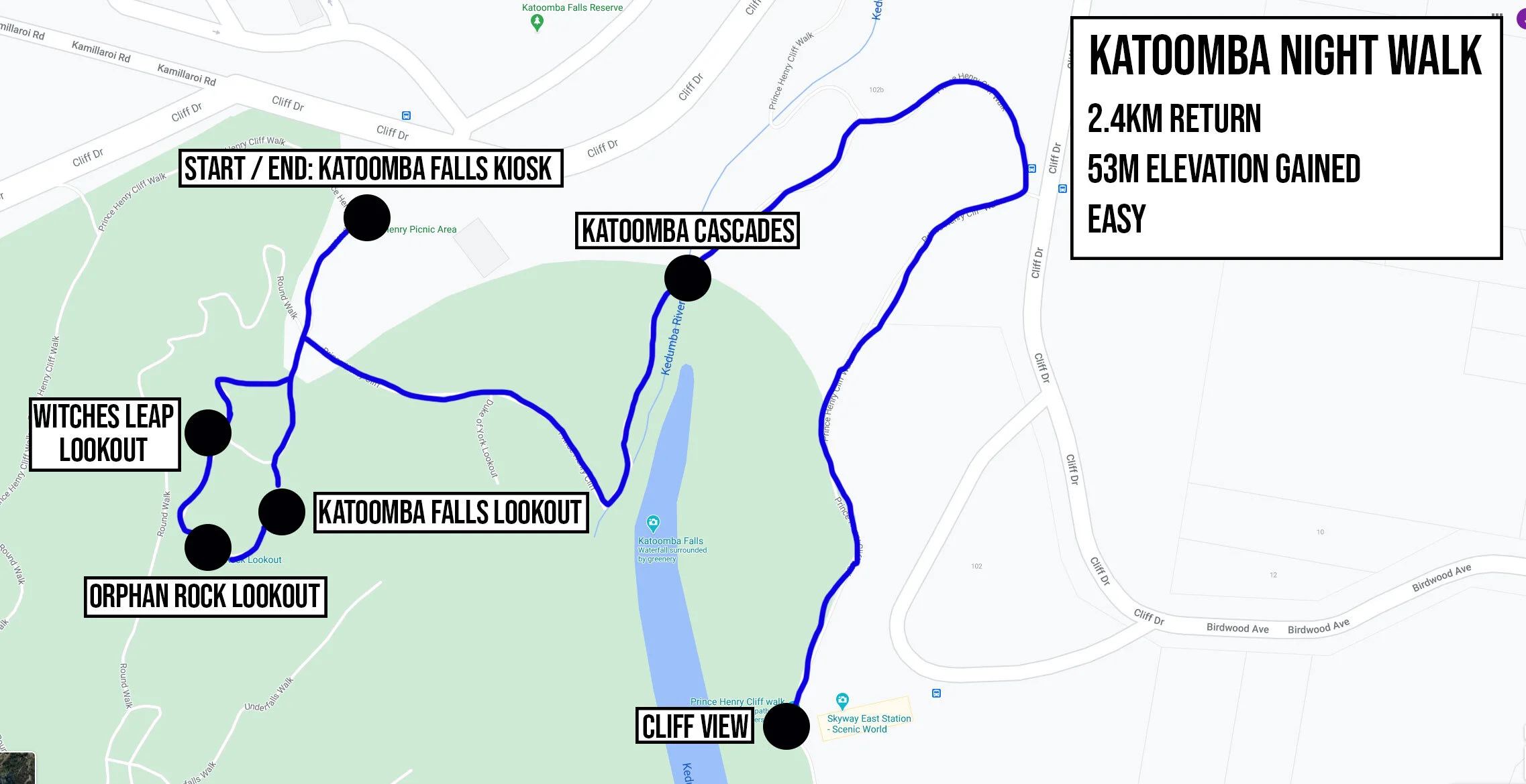 Katoomba Night Walk an atmospheric stroll under the stars — Walk My World