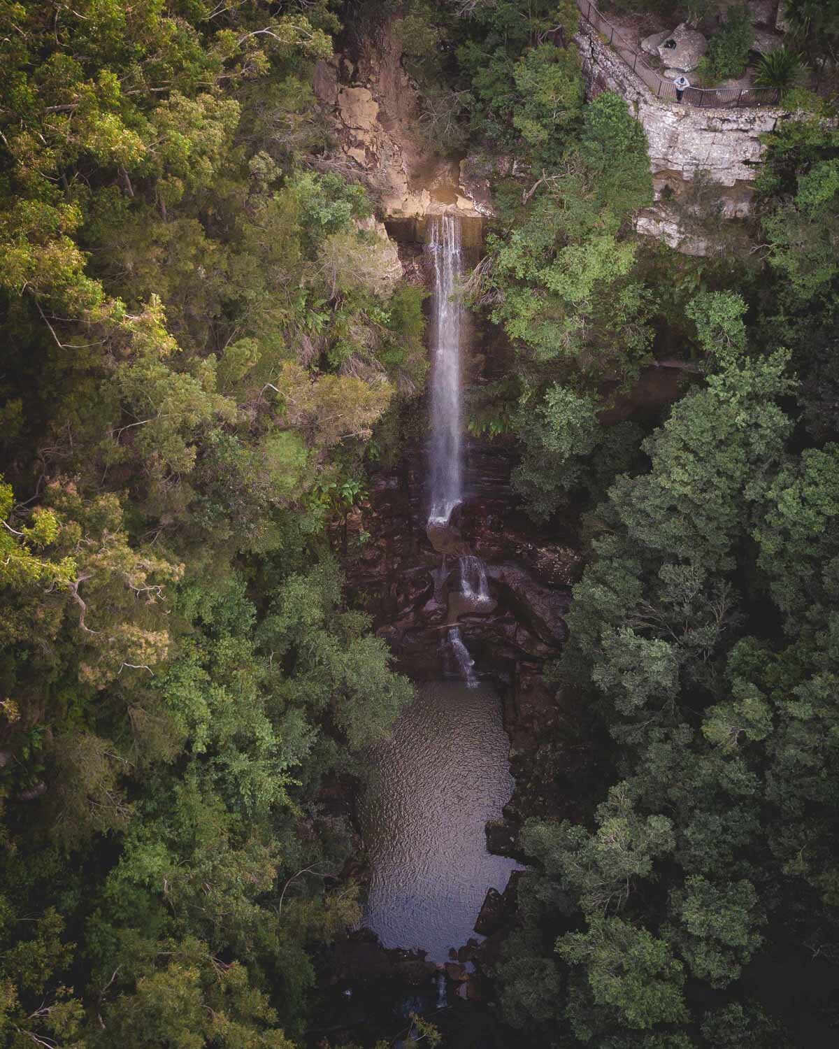 Walk to the bottom of Kelly Falls