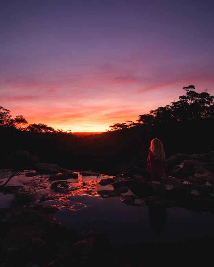 Sunset at Maddens Falls