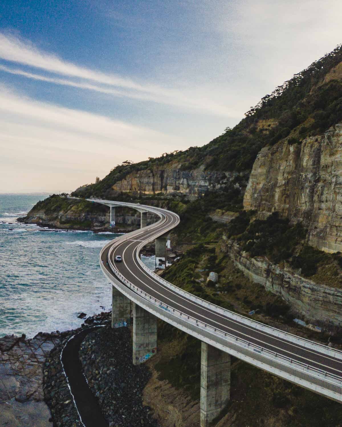 Walk across the Seacliff Bridge