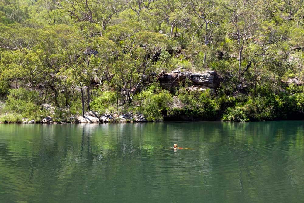 Boobera Pool: secluded wild swimming and a historic campsite and hut