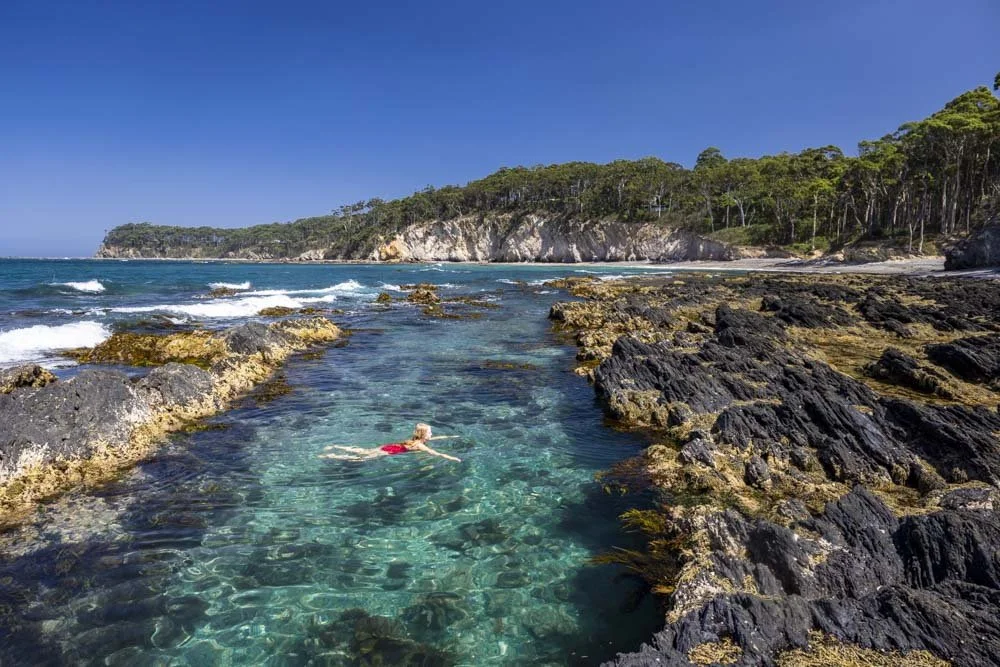 Lilli Pilli Rockpool: a little known swim spot in Batemans Bay