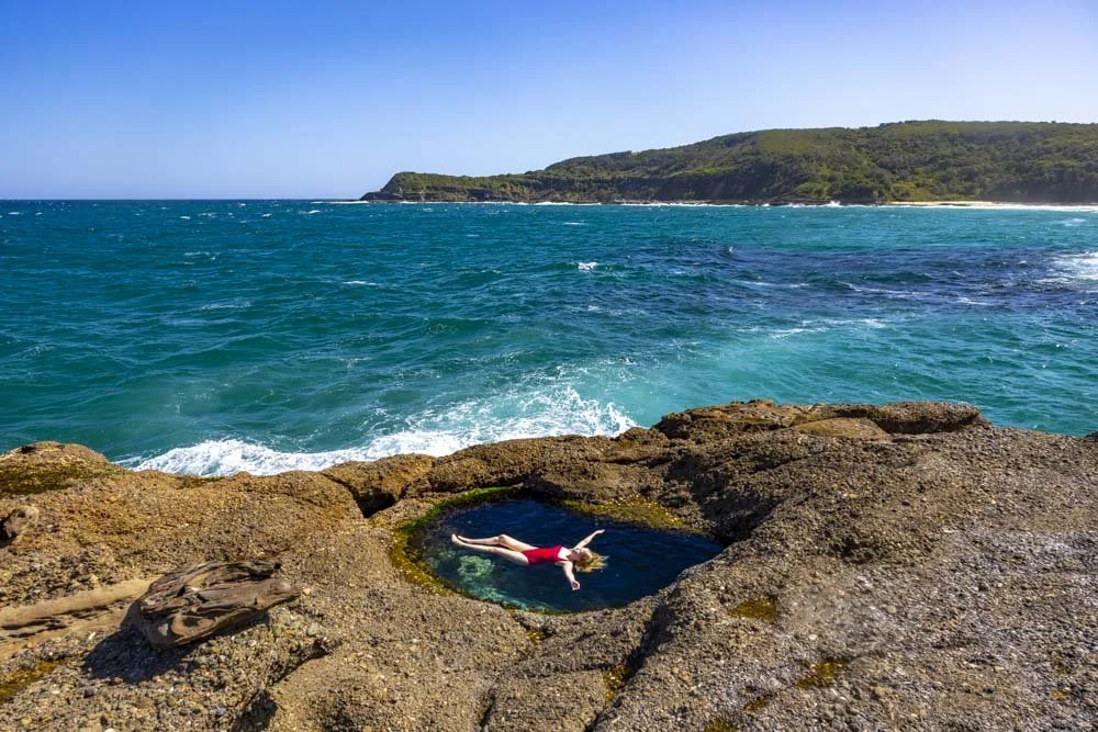 The Snapper Pot - the perfect blue plunge pool on the Central Coast